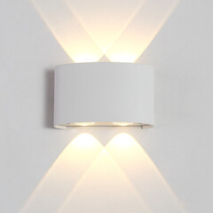 Уличный настенный светодиодный светильник Crystal Lux CLT 023W2 WH, фото 